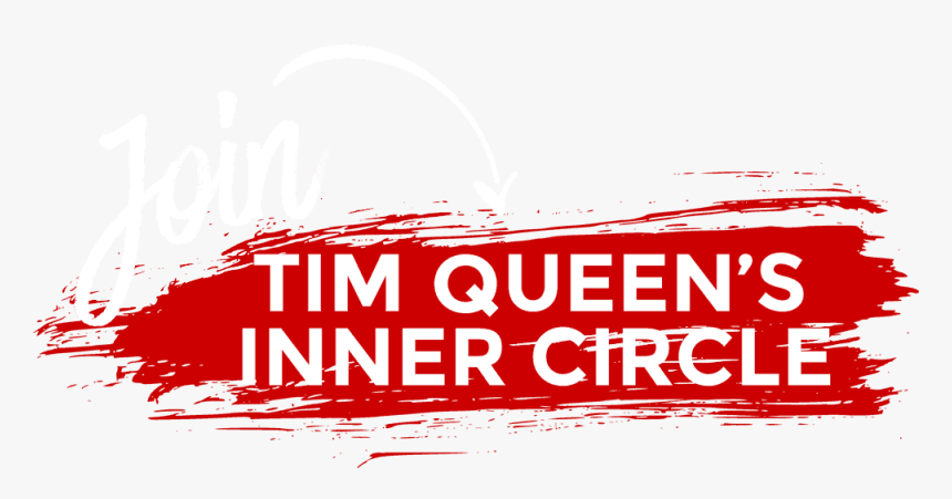Join Tim Queen S Inner Circle Red Scribble - Poster, HD Png Download