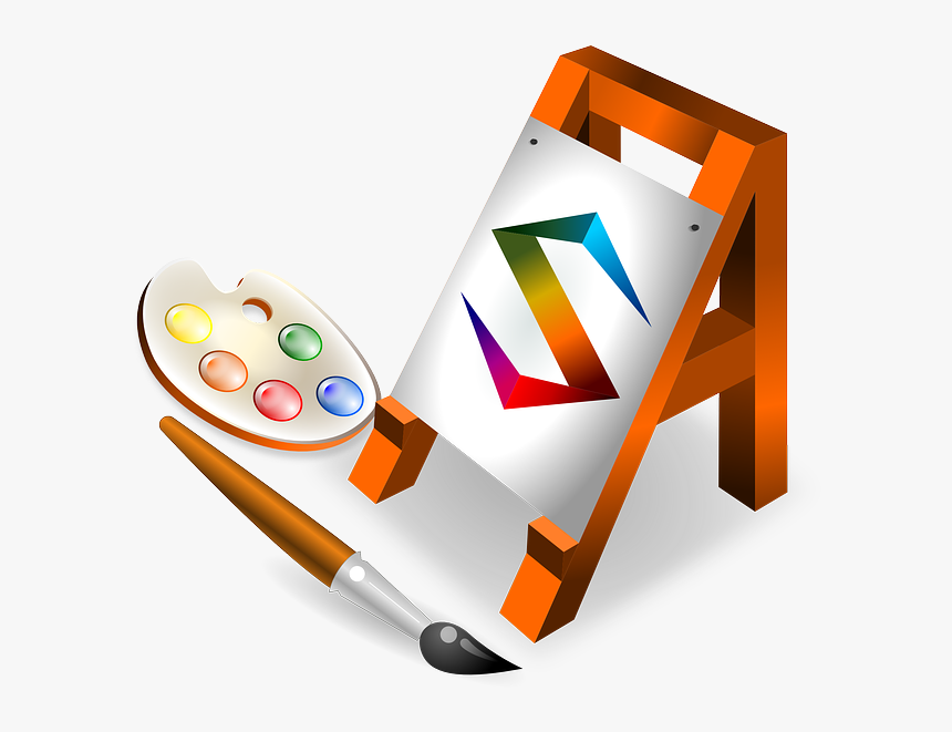 Arts, Artistic, Artist, Painter, Paintbrush - Web Design Clipart Png, Transparent Png