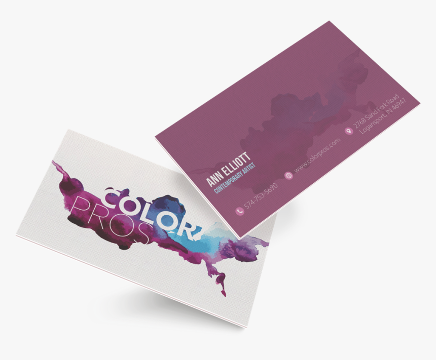 1000 Qty Business Cards* - 35 Pt Trifecta Pearl With Kanvas Texture, HD Png Download