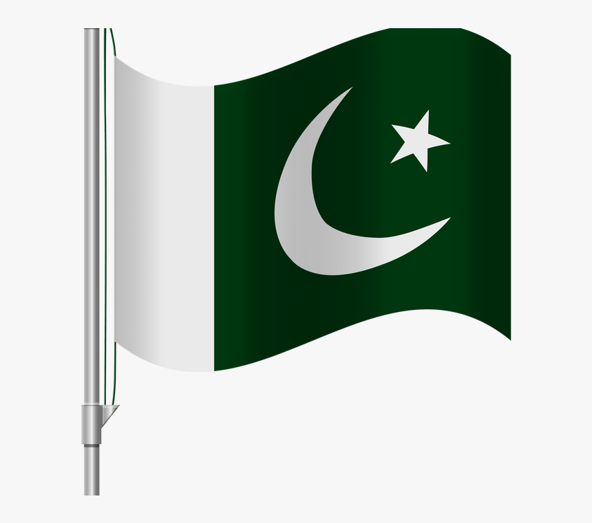 Pakistan Flag Waving Png, Transparent Png