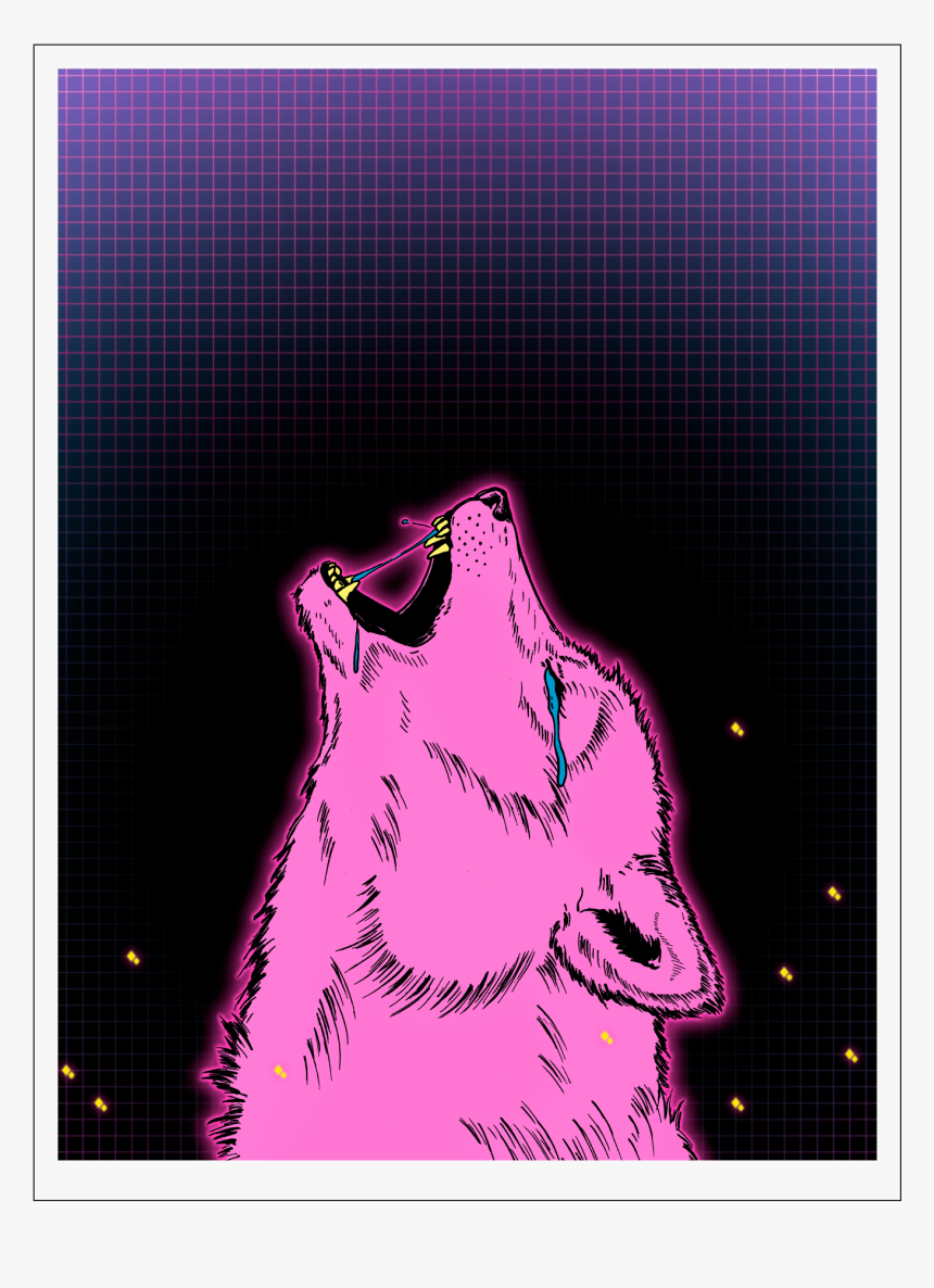 Image Of Crying Leon Vaporwave Cover Art Print, HD Png Download