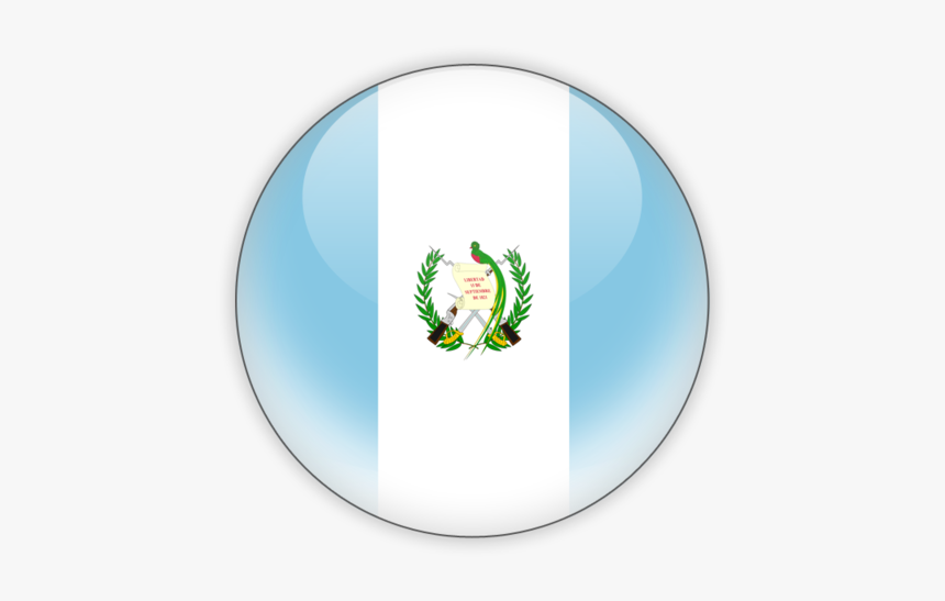 Flag,circle,logo,gesture - Guatemala Icon Png, Transparent Png