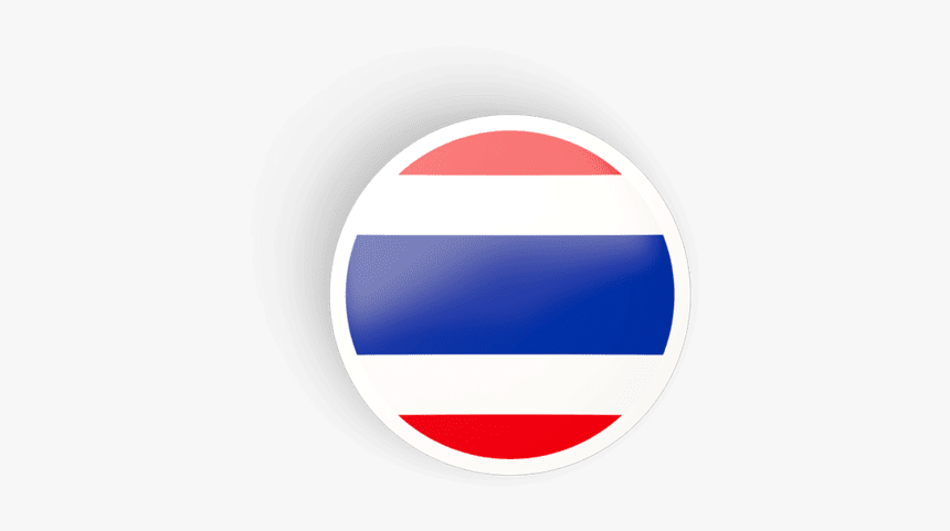 Thailand Circle Flag Png, Transparent Png