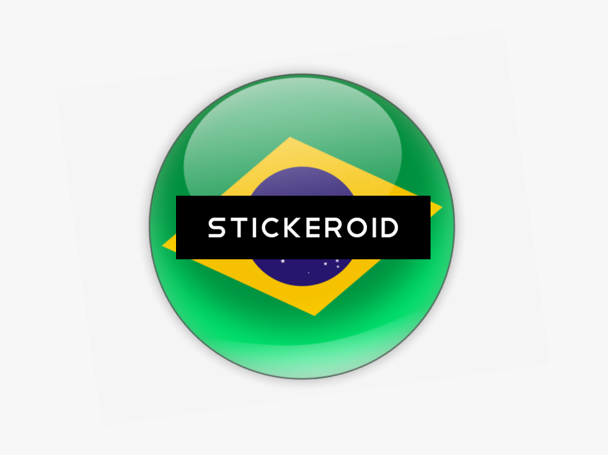 Brazil Flag Flags - Circle, HD Png Download
