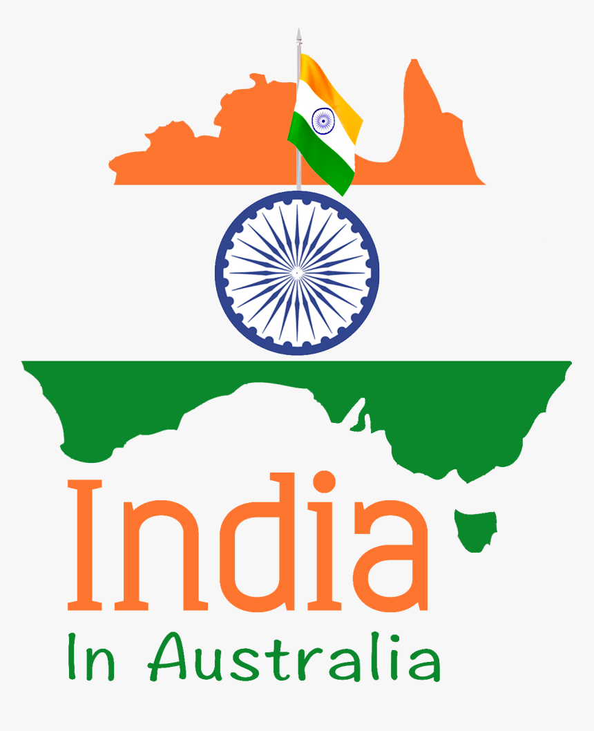 India In Australia Logo - Indian Flag Circle Png, Transparent Png