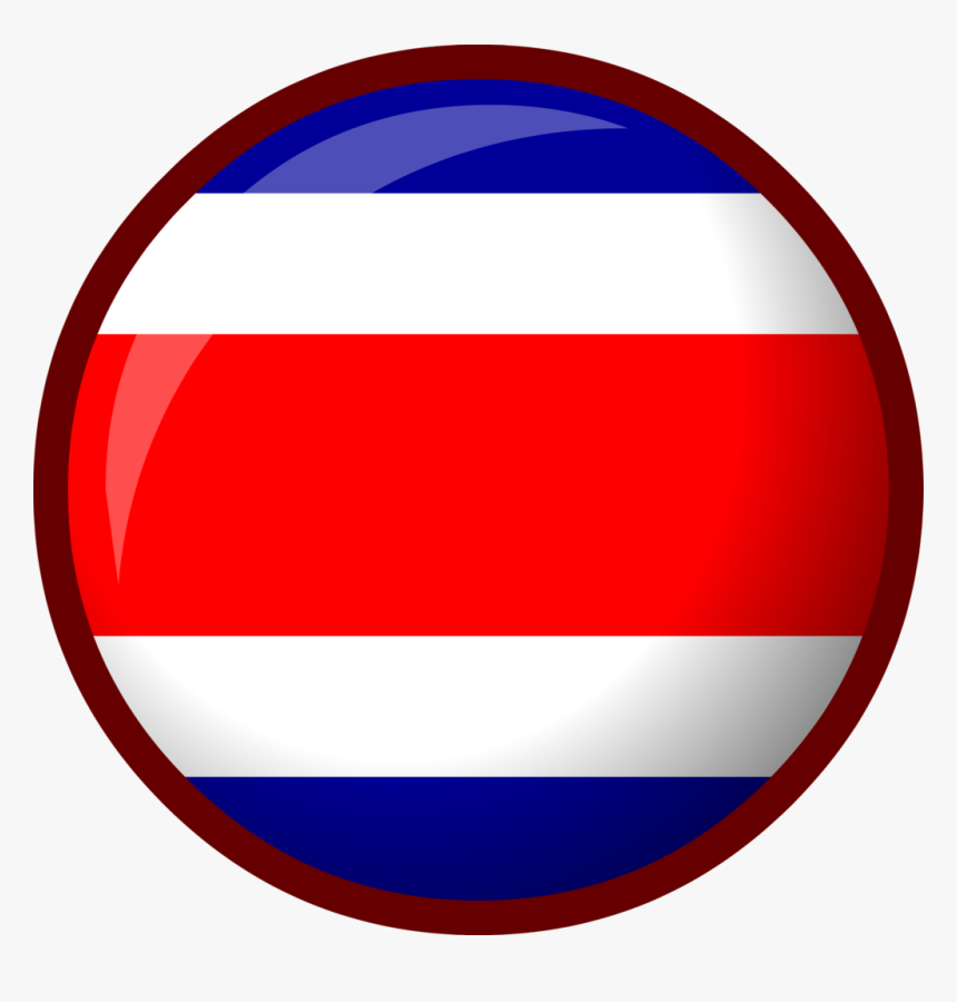 Costa Rica Flag - Circle, HD Png Download