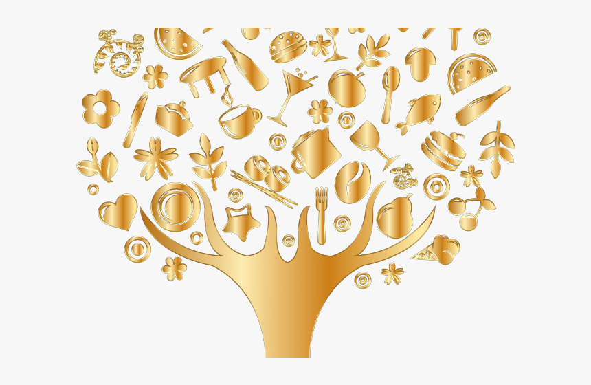 Transparent Pompeii Clipart - Big Tree Vector Png, Png Download