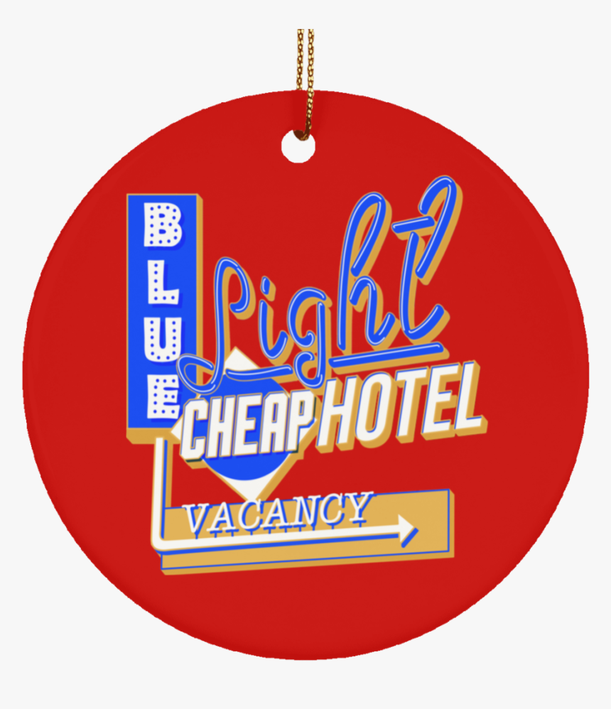 Blue Light Cheap Hotel Ceramic Circle Tree Ornament - Monitor Placement, HD Png Download