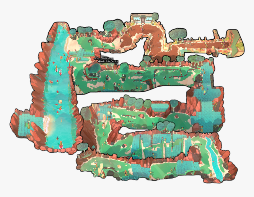 Temtem Map, HD Png Download