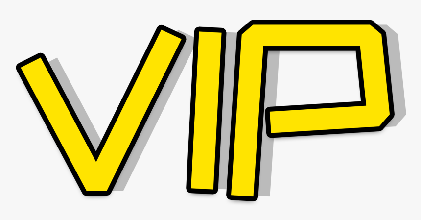 Vip Simple Word Art Commercial Png And Psd, Transparent Png