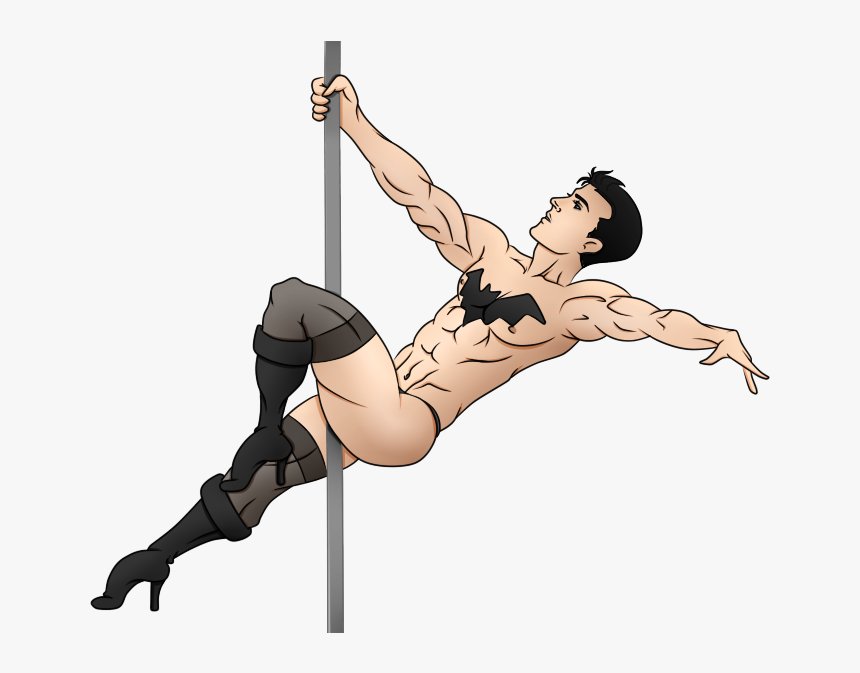 Download Male Cartoon Full - Stripper Bat, HD Png Download