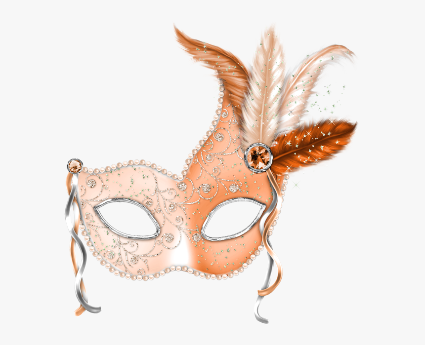 Mardi Orleans Venice Carnival Masquerade Gras Mask - Masquerade Mask Transparent Pink, HD Png Download