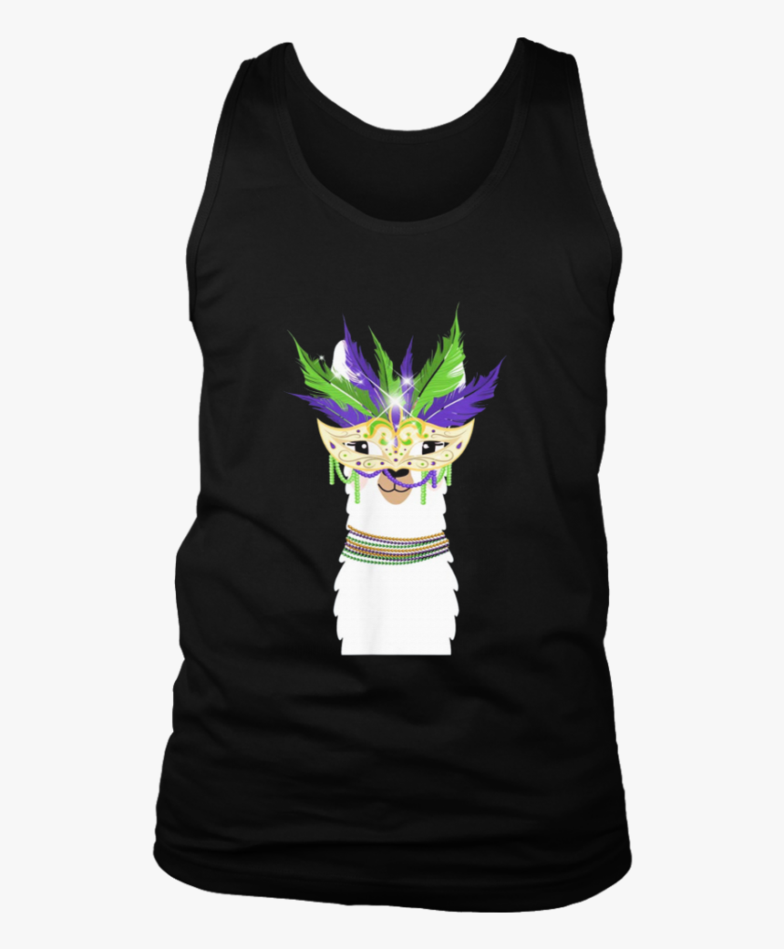 Cute & Stylish Llama Wearing Carnival Mask Tshirt - Space Reading Tshirt, HD Png Download