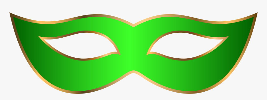 Mask Clipart Clipground Arrow Sign Clip Art Carnival - Green Mask Transparent Background, HD Png Download
