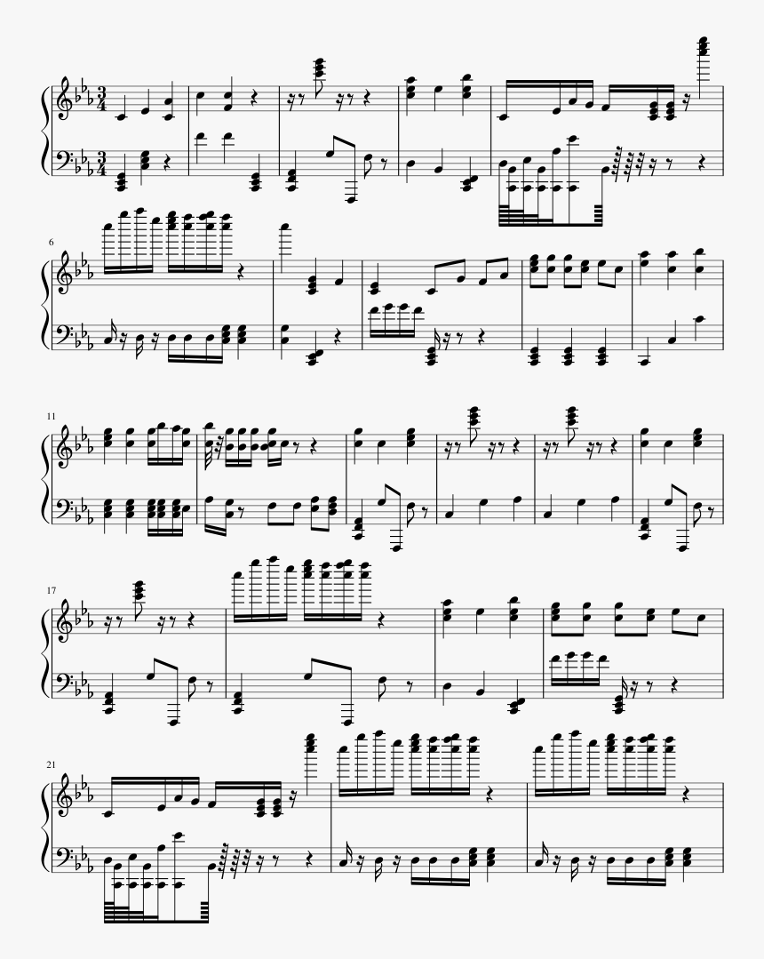 Waltz With A Hooded Man - Bts Mikrokosmos Piano Music, HD Png Download