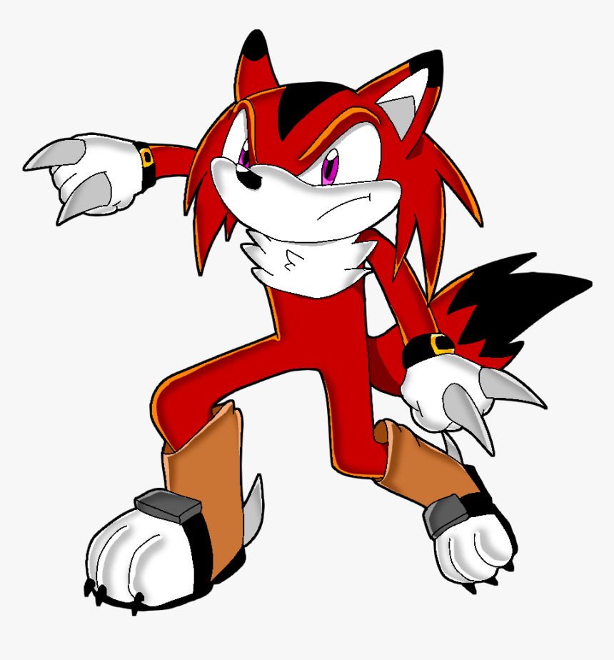 Reddhart The Red Wolf Again ^ ^ - Cartoon, HD Png Download