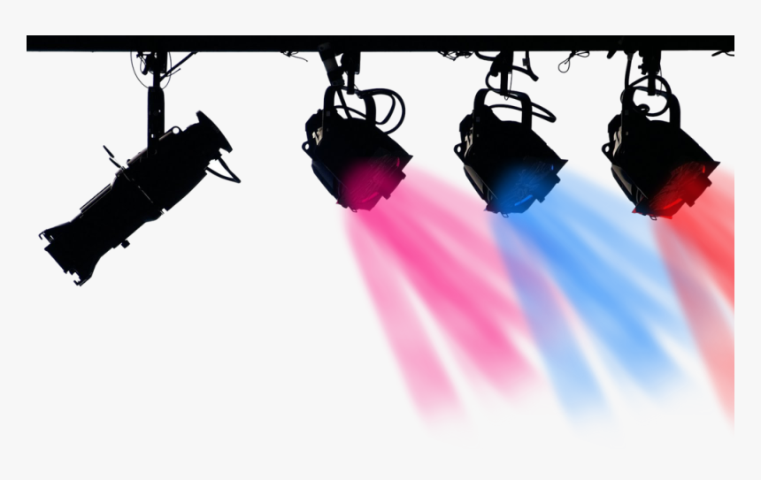 Club Lights Png - Silhouette Stage Lights Png, Transparent Png
