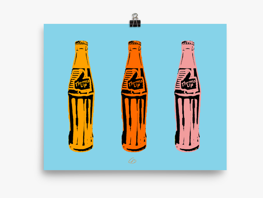 Transparent Thums Up Png - Pop Art Bottle Beer, Png Download