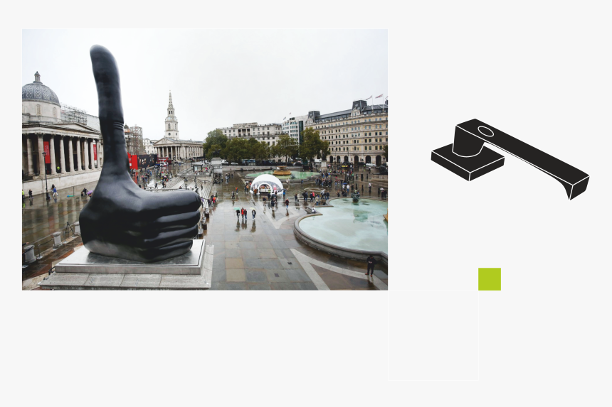 Transparent Thums Up Png - Trafalgar Square, Png Download