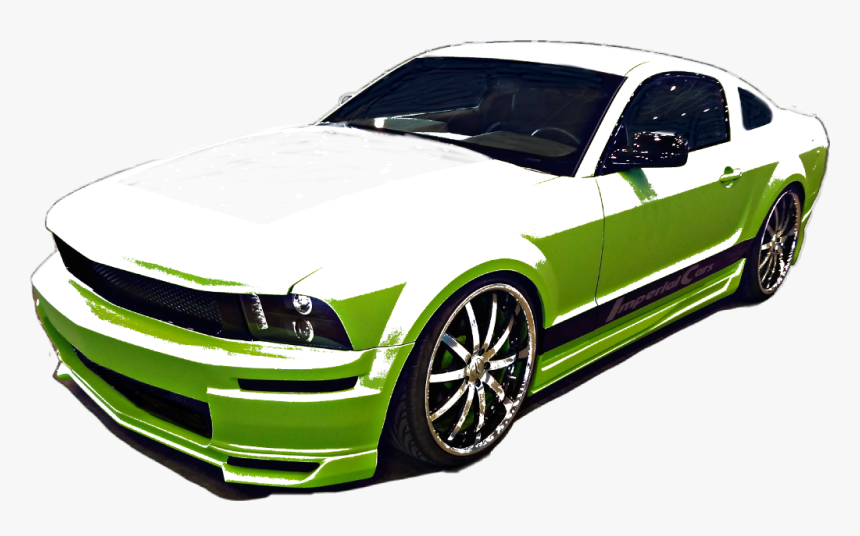 Transparent Green Car Png - Ford Mustang Fr500, Png Download