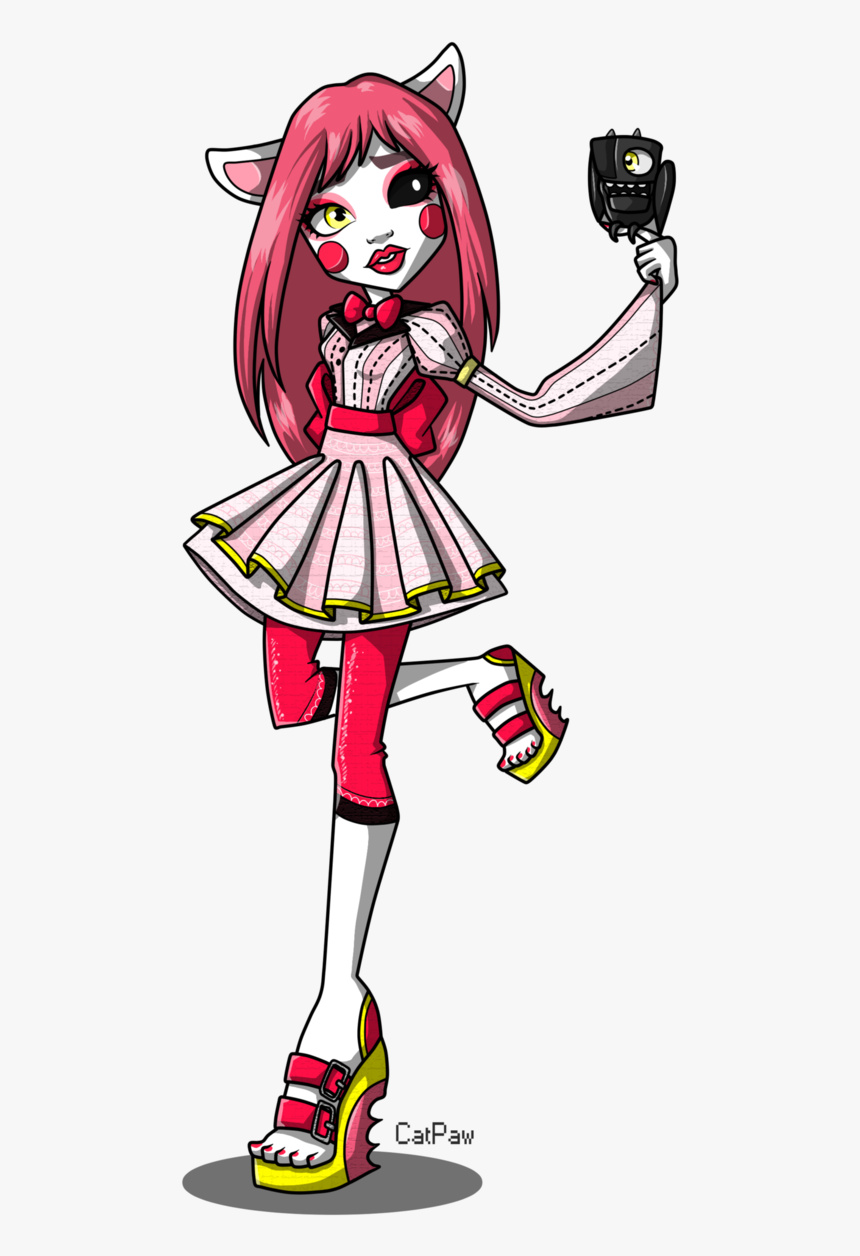 Mangle In By C A T P - Fnaf Monster High Dolls, HD Png Download