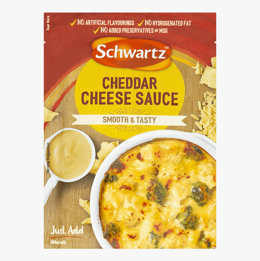 Cheddar Cheese - Schwartz Creamy Pepper Sauce, HD Png Download