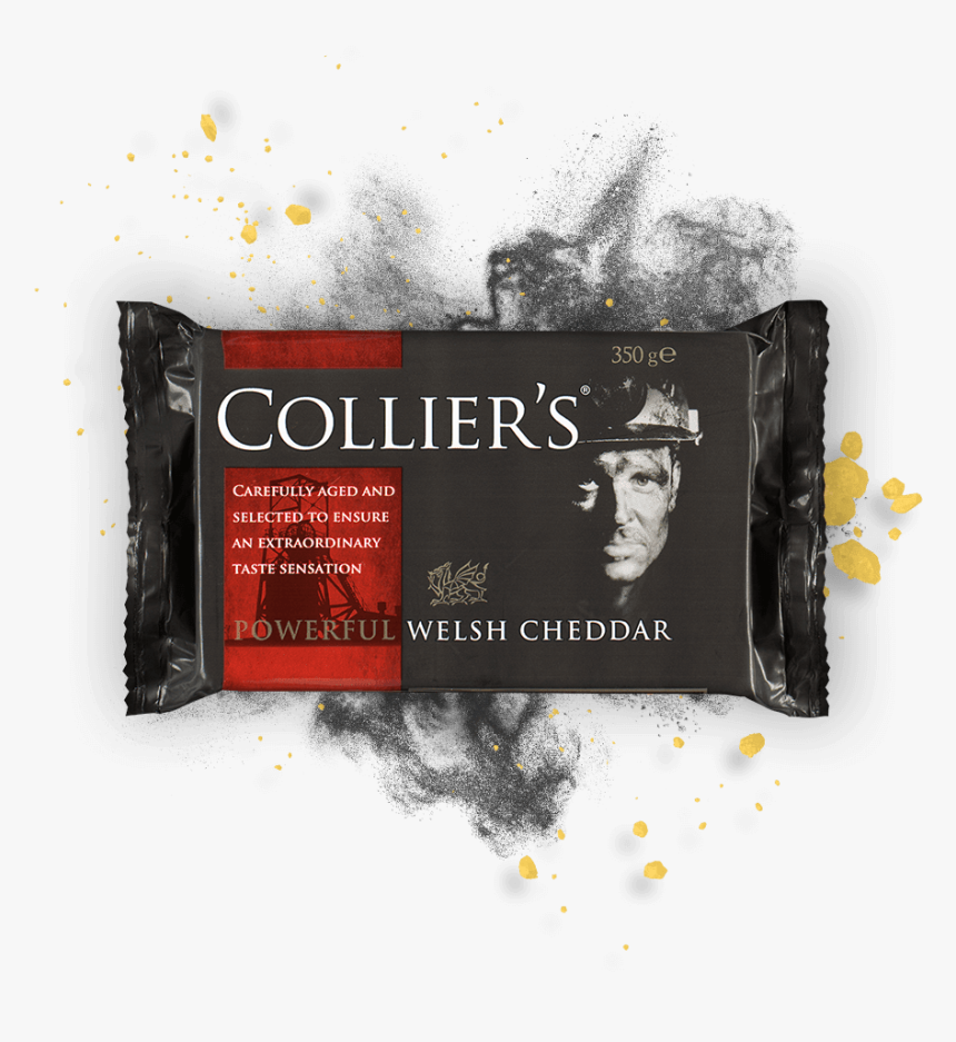 Colliers Cheese Collier S Powerful Cheddar - Collier's Powerful Welsh Cheddar, HD Png Download