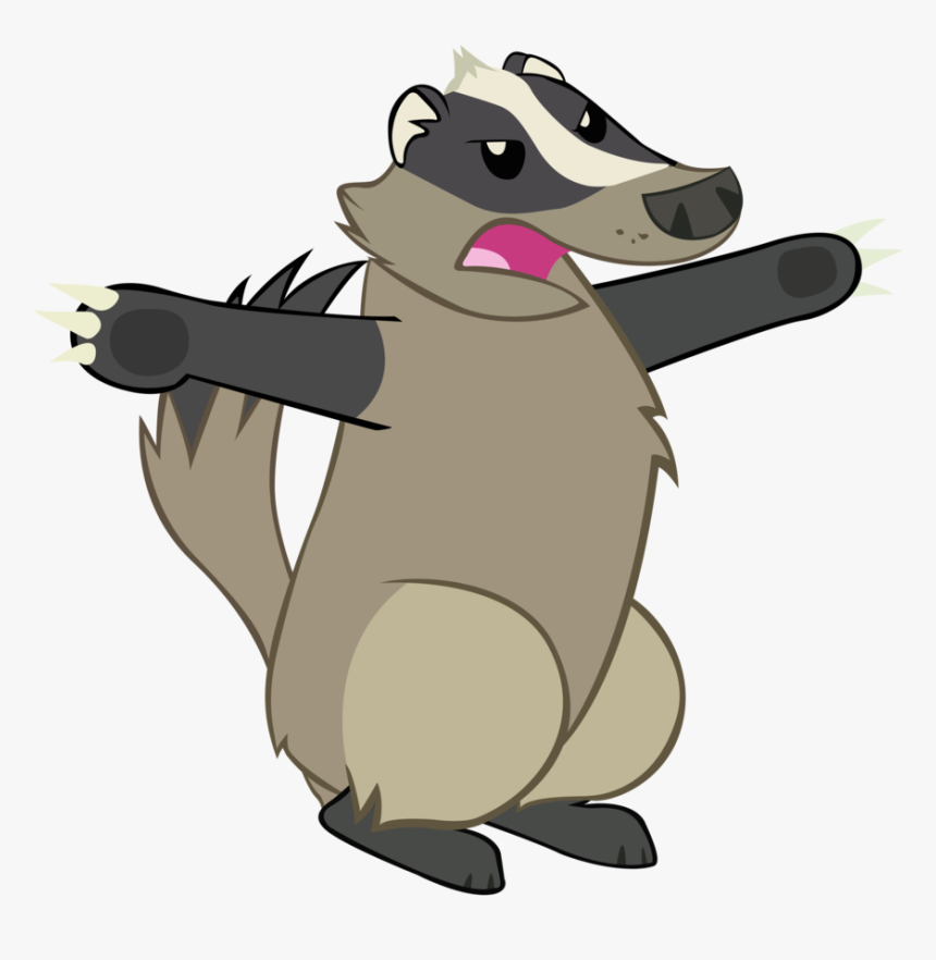 Badger Png - Cartoon Transparent Badger, Png Download