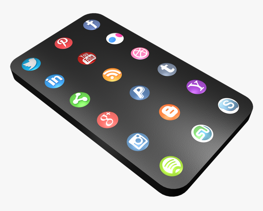 Media, Social, Icon, Marketing, Facebook, Twitter - Marketing, HD Png Download