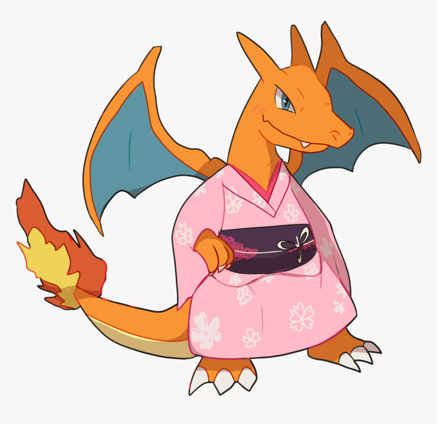 Pokemon Clipart Pokemon Charizard - Charizard Kimono, HD Png Download