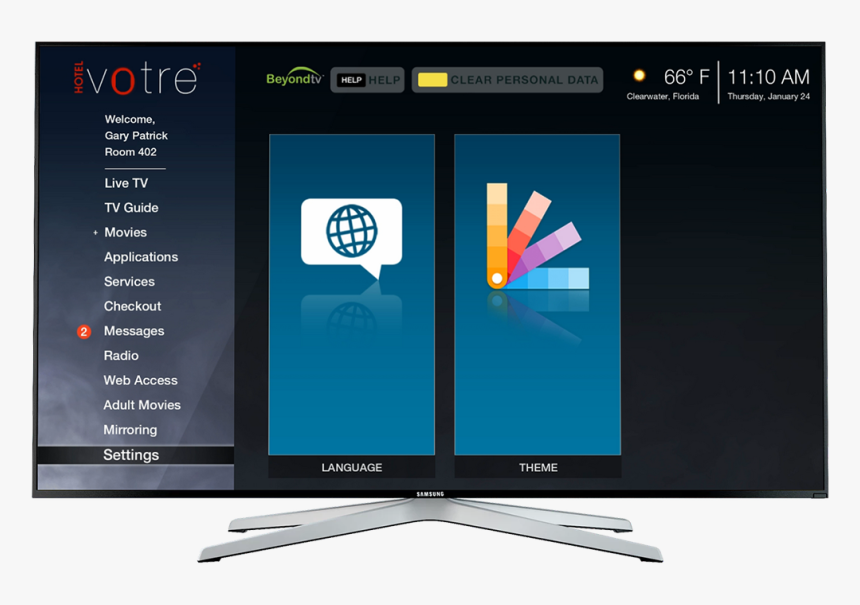 Led-backlit Lcd Display, HD Png Download