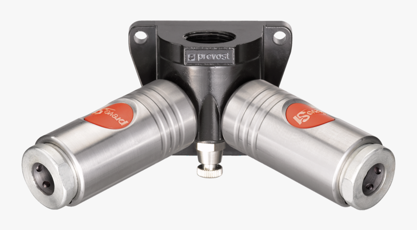 Female Thread Double Wall Manifold - Wall Mounted Pneumatic Fitting, HD Png Download