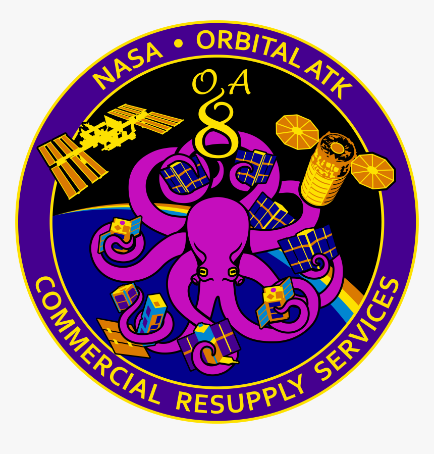 Orbital Sciences Crs Flight 8e Patch - Cygnus Crs Oa 8e, HD Png Download