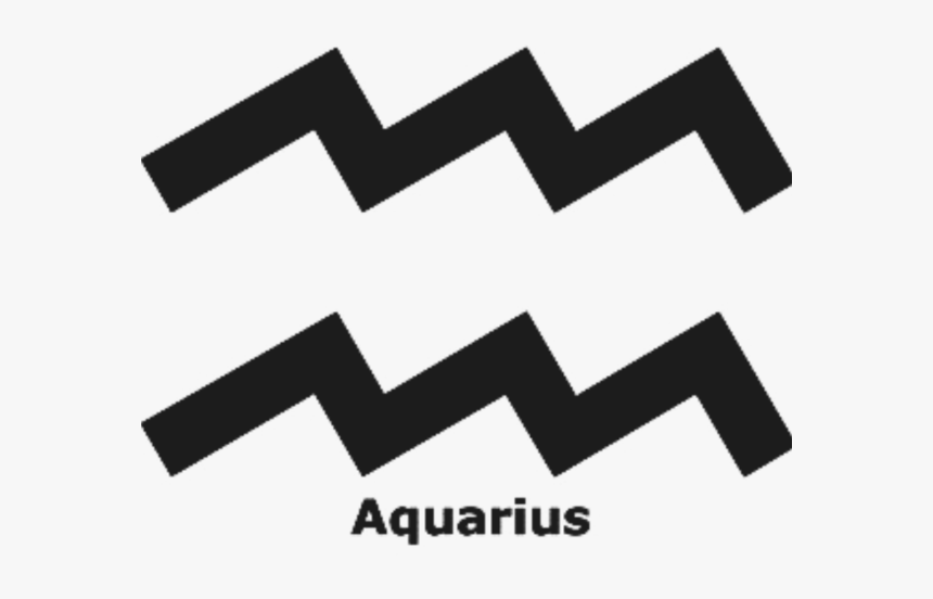 Aquarius Sign No Background, HD Png Download