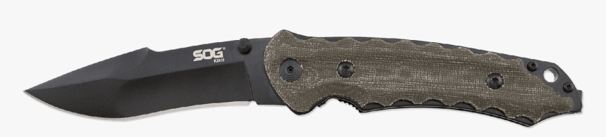 Sog - Kiku - Small Folder - Black - Outdoor Stockroom - Sog Specialty Knives & Tools, Llc, HD Png Download