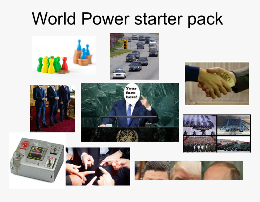 World Power Starter Pack Your Face Here Die Aufgezwungene - Cooper Power Systems Llc, HD Png Download