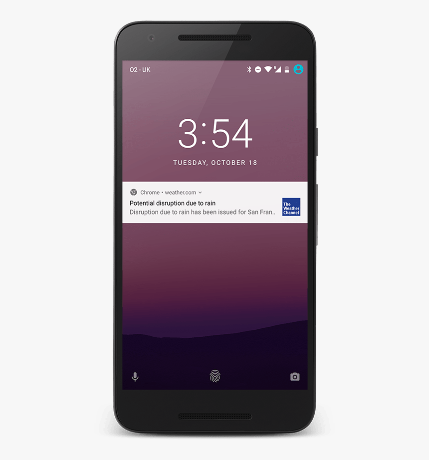 Weather Based Push Notifications, HD Png Download