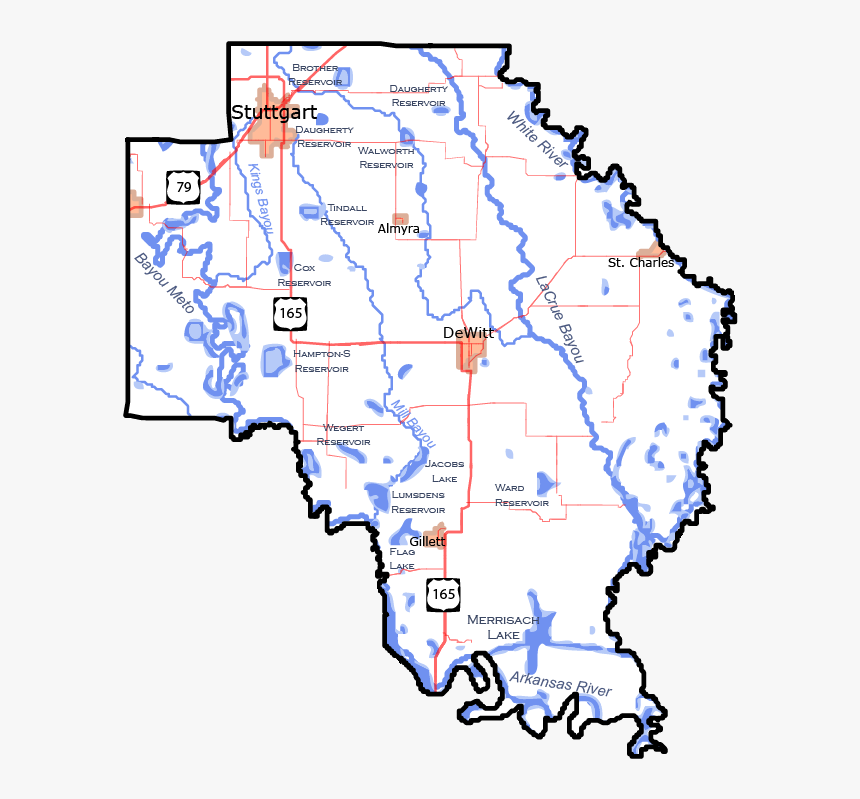 Arkansas County, HD Png Download