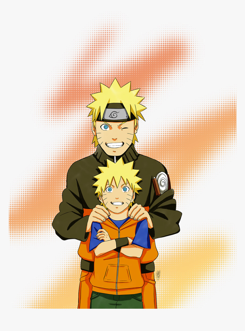 Naruto Clipart Happy Transparent - Naruto Black And Orange, HD Png Download