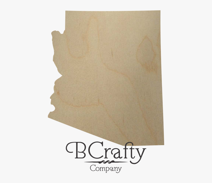 Wooden Arizona State Shape Cutout - Construction Paper, HD Png Download