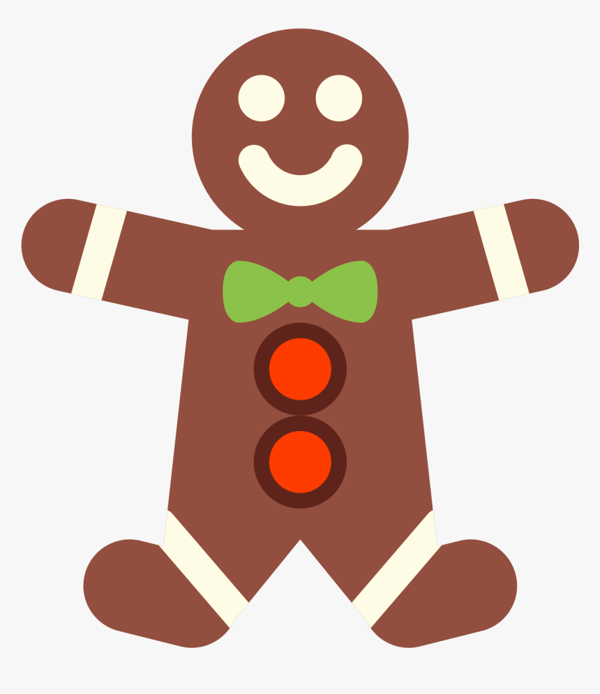 Clip Crossword Clipart - Gingerbread Man, HD Png Download