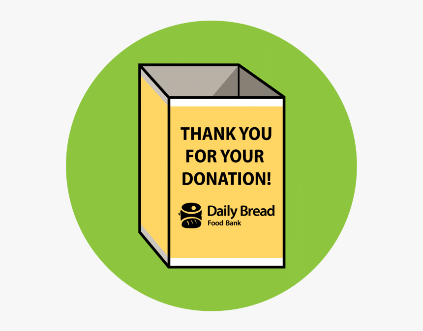 Daiily Bread S Donation Bin Icon - Daily Bread Food Bank Box, HD Png Download