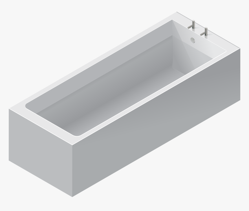 White Bathtub Png Clip Art, Transparent Png