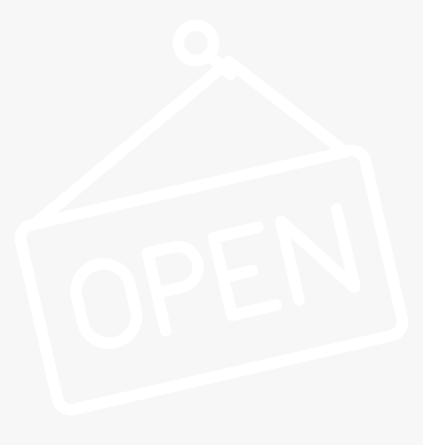 Open Icon In White By Star Laundromat, The Best Laundromat - Sign, HD Png Download