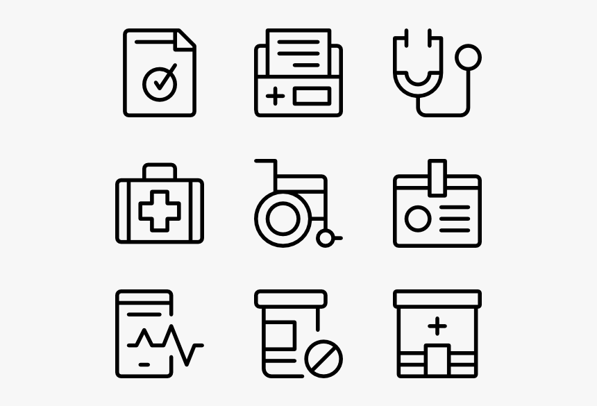 Medical - Bathroom Icons, HD Png Download