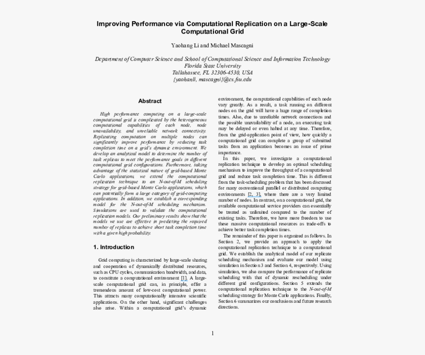 Improving Performance Via Computational Replication - Instructions For The Use Of The Alpha Cabin Technical, HD Png Download