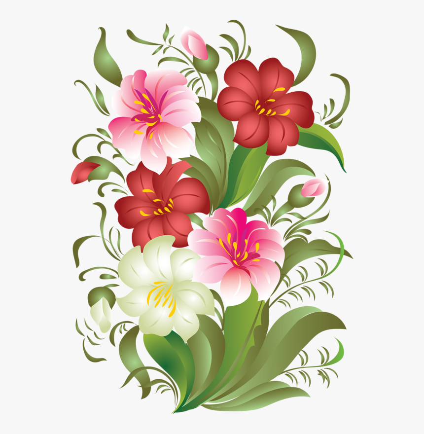 Фотки Tole Painting, Fabric Painting, Watercolor Paintings, - Graphic Images Of Flowers, HD Png Download