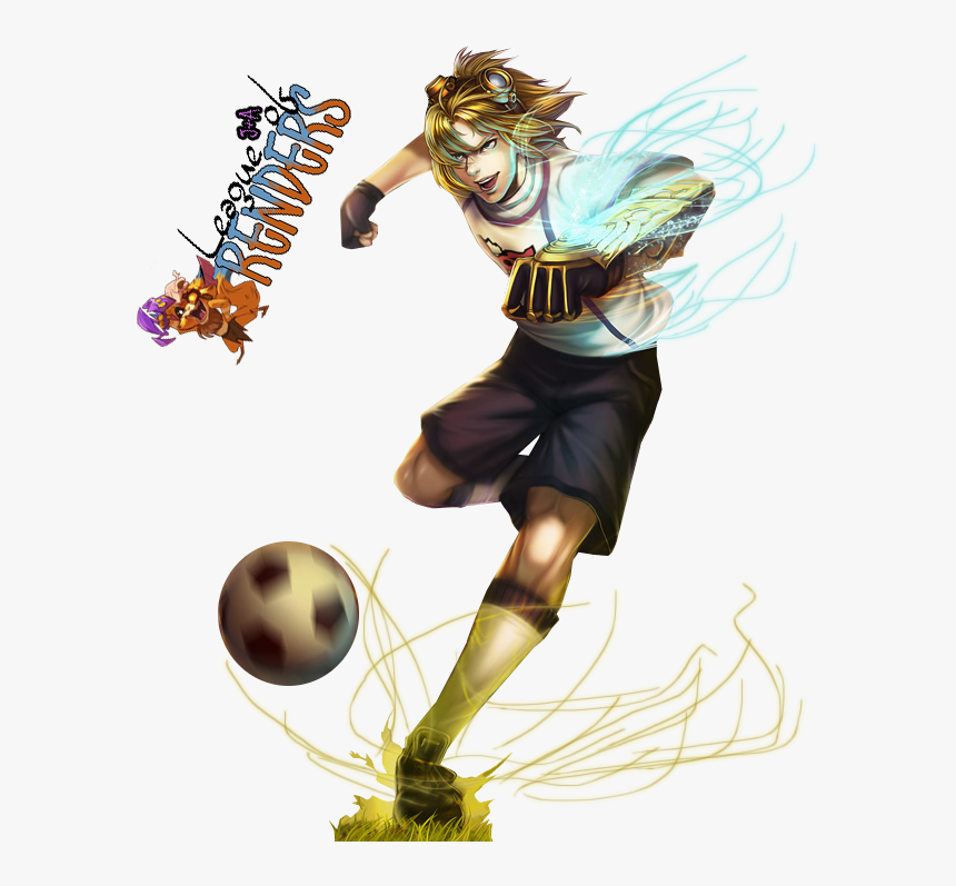 Pap135 Anime Picture Lol Scroll Paintings Fabric Painting - Striker Ezreal Naked Gay, HD Png Download