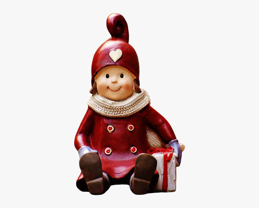 Imp, Heart, Isolated, Love, Winter, Figure, Deco - ภาพ สวัสดี วัน อังคาร เป็น รูป เด็ก, HD Png Download