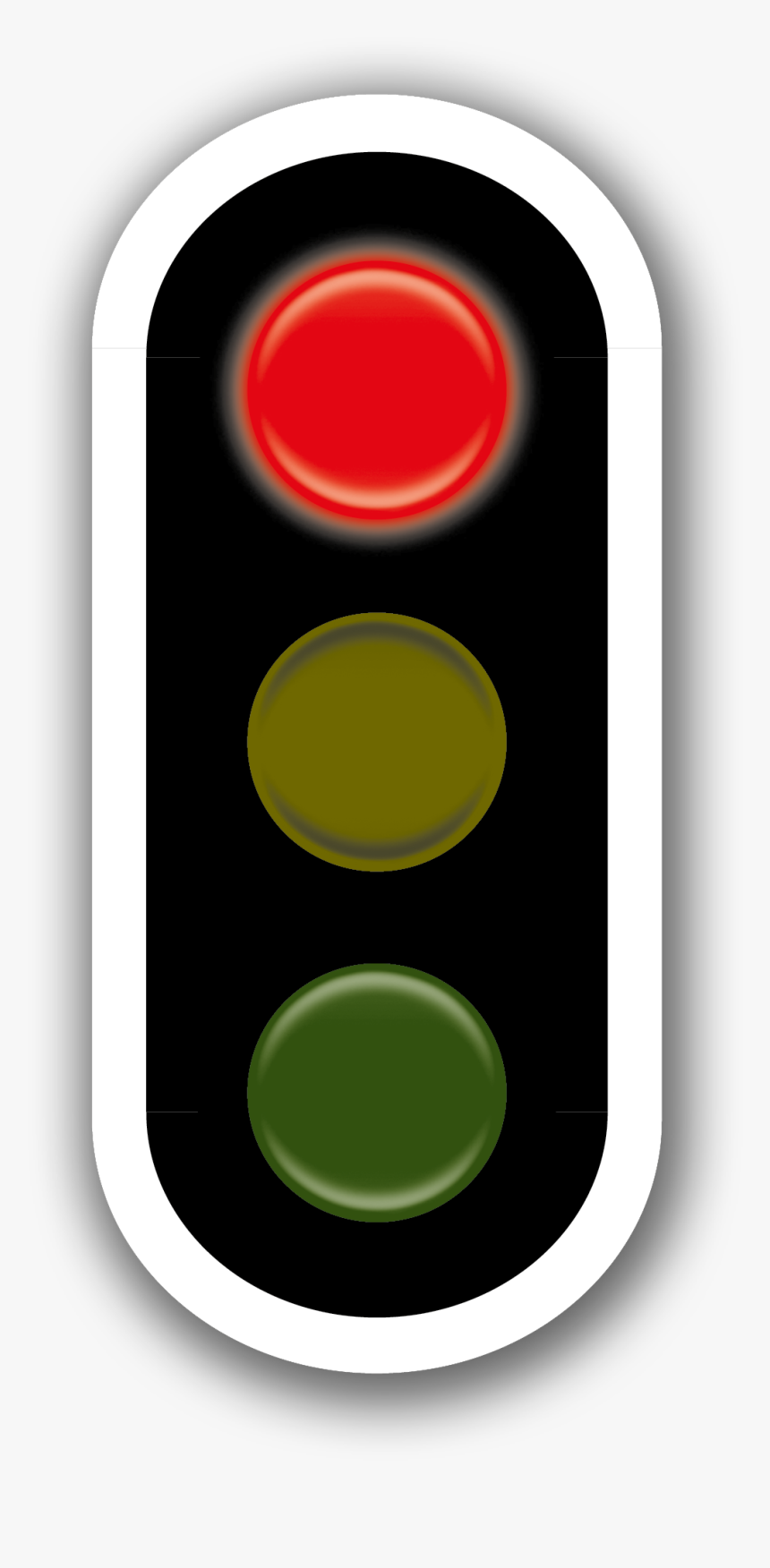 Segnalamentomm 6 Segnale Disposto A Via Impedita - Traffic Light, HD Png Download